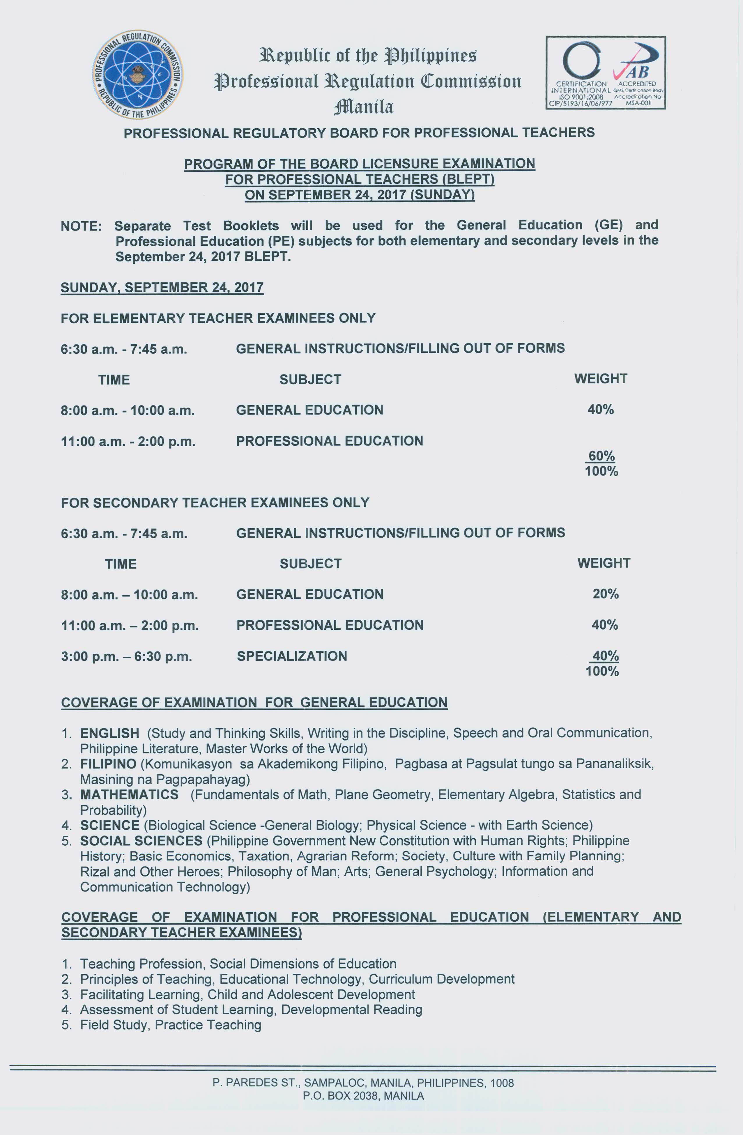 92017 RA PROFTEACH boardprogram SEPT2017 Page 1