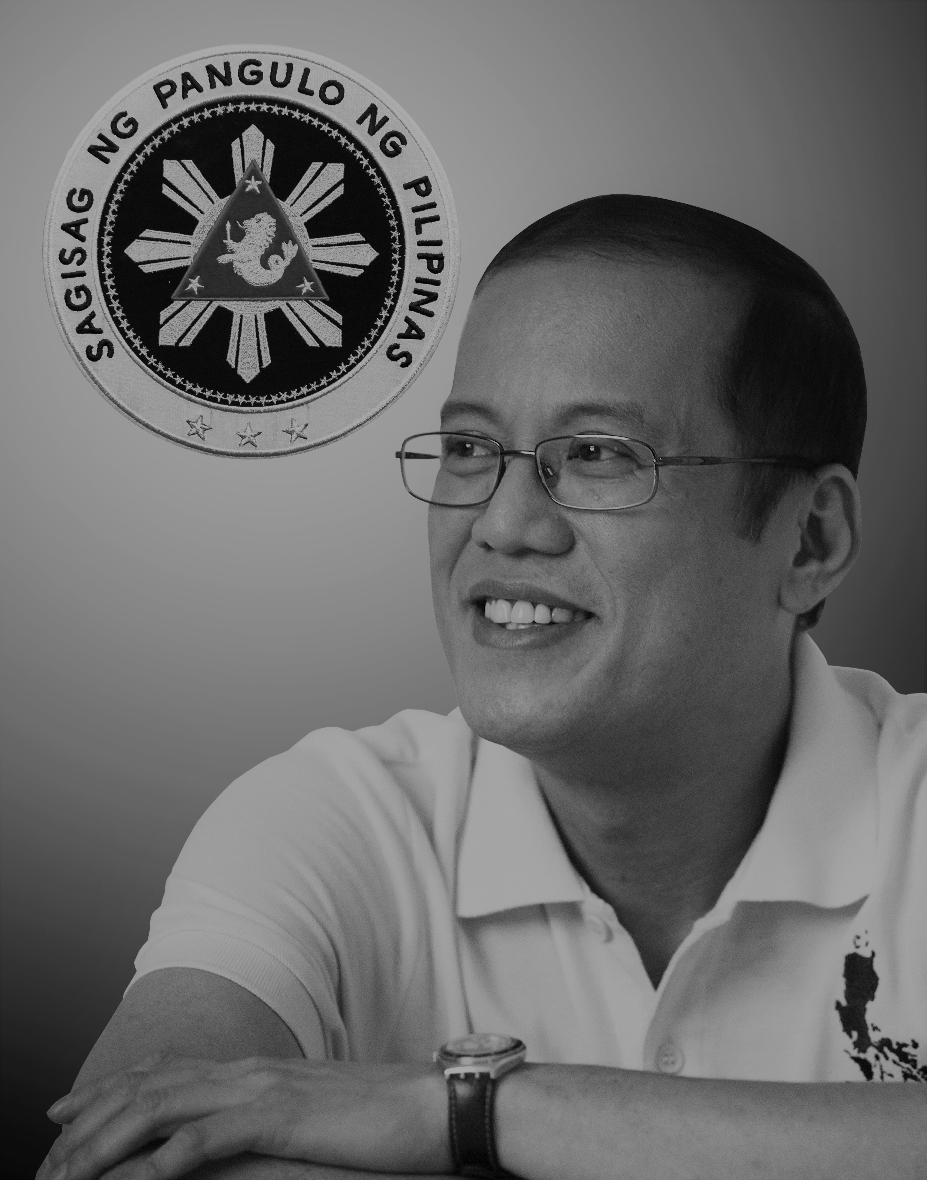 Official Photo of President Benigno Aquino III BW