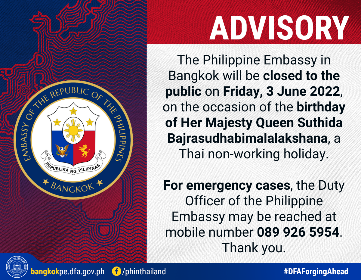 Advisory for June 2022