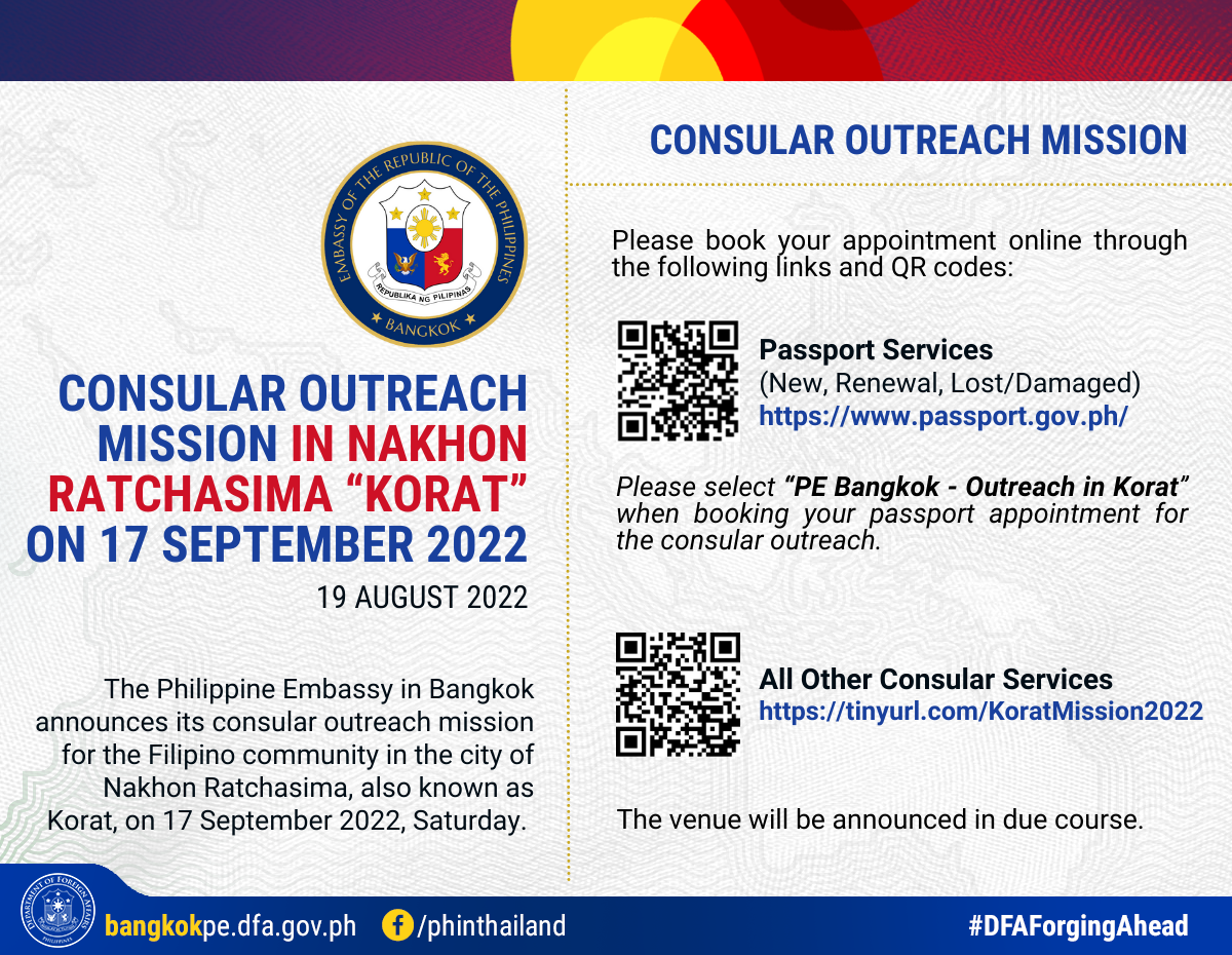 Consular Outreach Mission in Korat