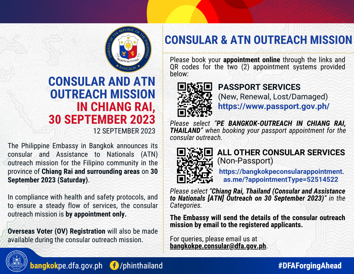 Consular and ATN Outreach Mission 2023 Chiang Rai