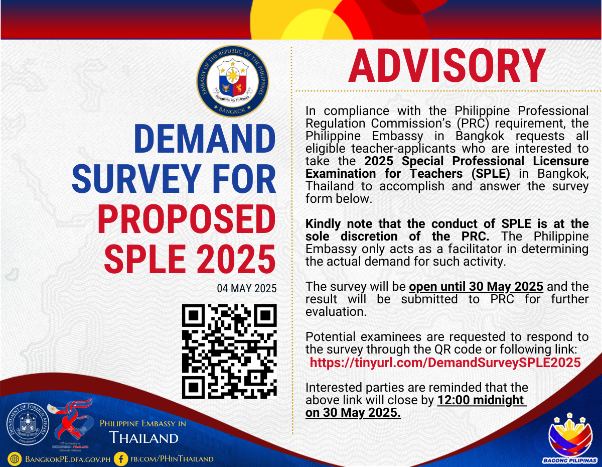 2025 DEMAND SURVEY FOR PROPOSED SPLE 2025